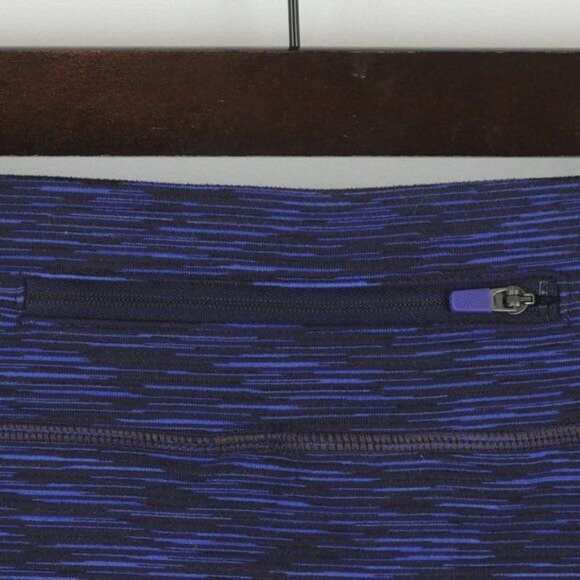 Athleta Aurora Contender 2 in 1 Women's Small Purple Skirted Athletic Leggings - Picture 6 of 10